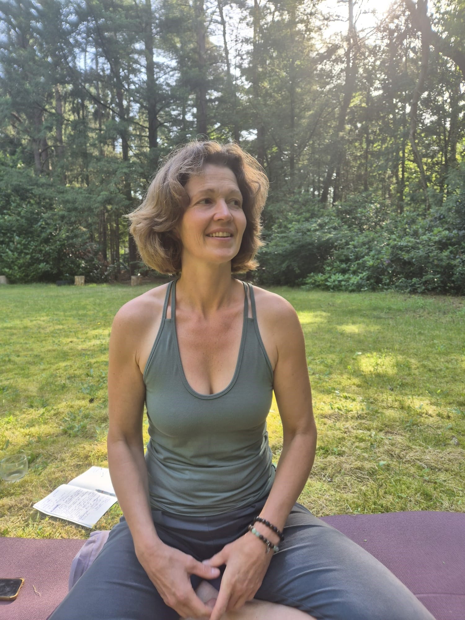 Yoga in de natuur